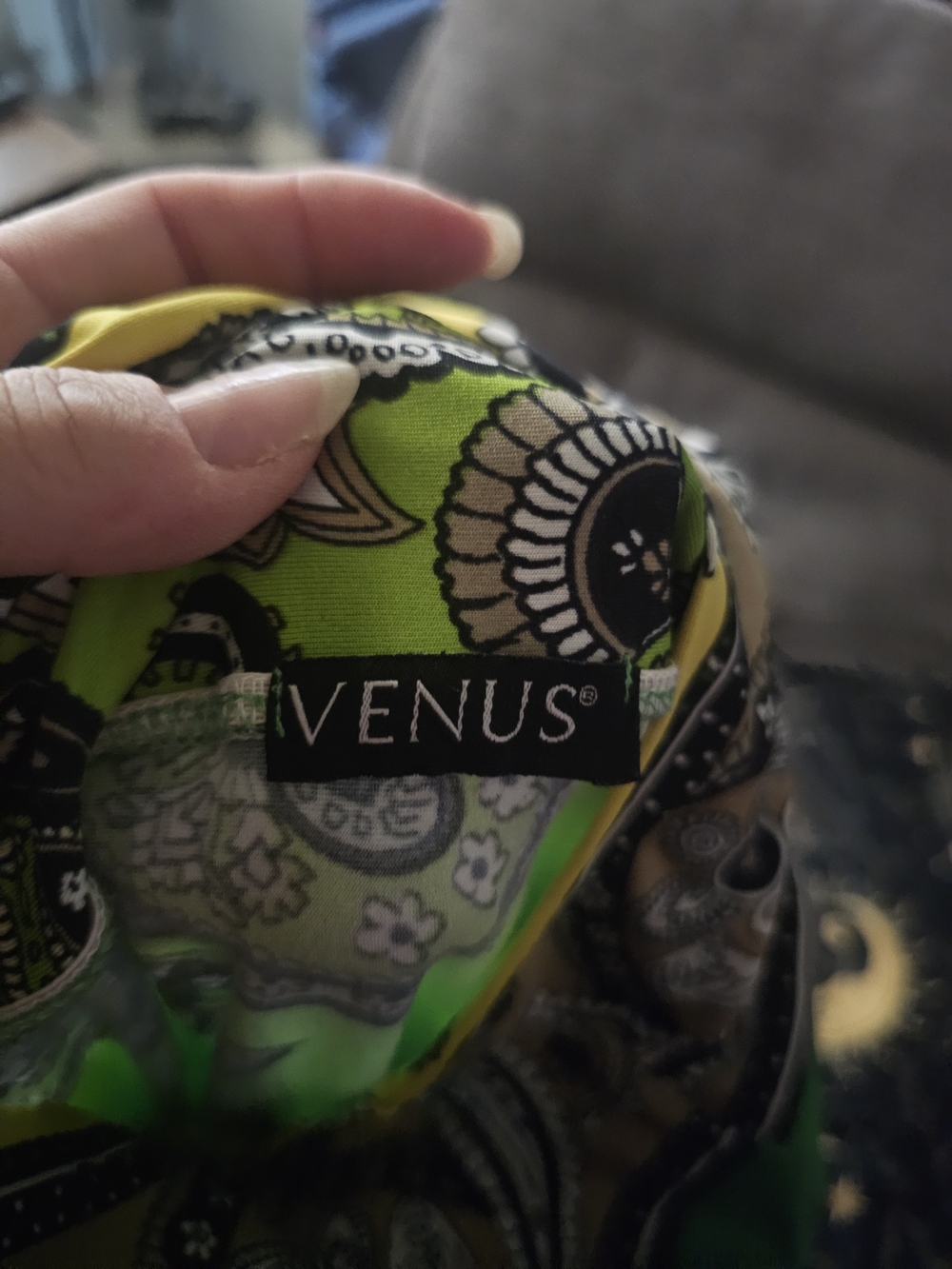 VENUS Green Paisley Maxi Skirt